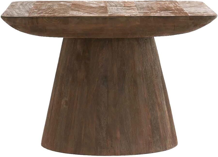 Light & Living Bijzettafel DEGO Ø60x41cm Bruin