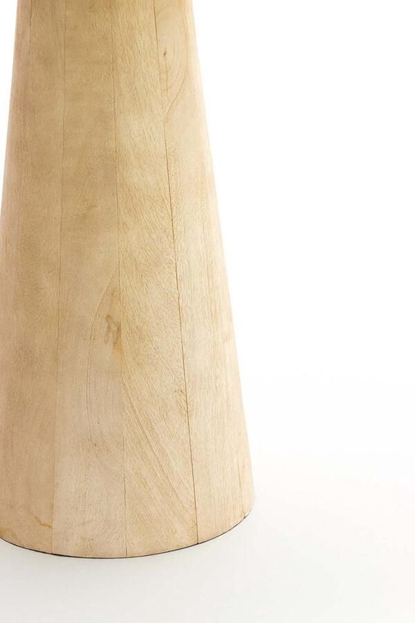 Light & Living Bijzettafel Dego Mangohout 33 x 33cm Naturel Vierkant - Foto 2