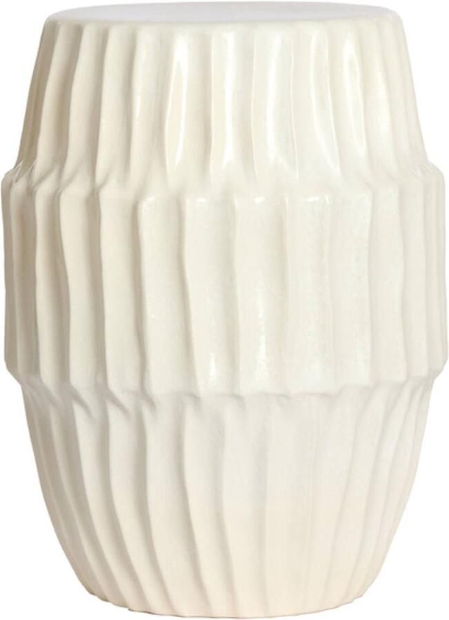 Light & Living Bijzettafel ISILI Ø40x52cm Wit