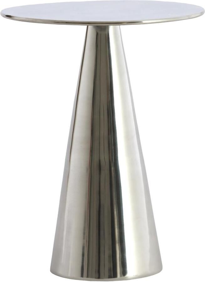 Light & Living Bijzettafel Leova Nikkel Ø35cm Modern