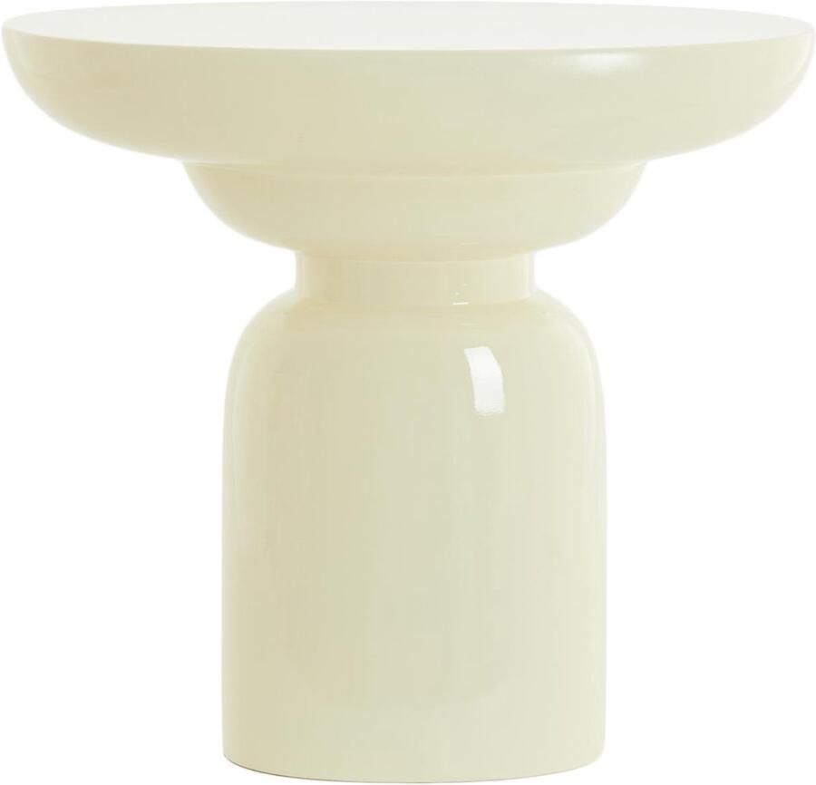 Light & Living Bijzettafel Mancilla Crème 55x32x51cm Modern
