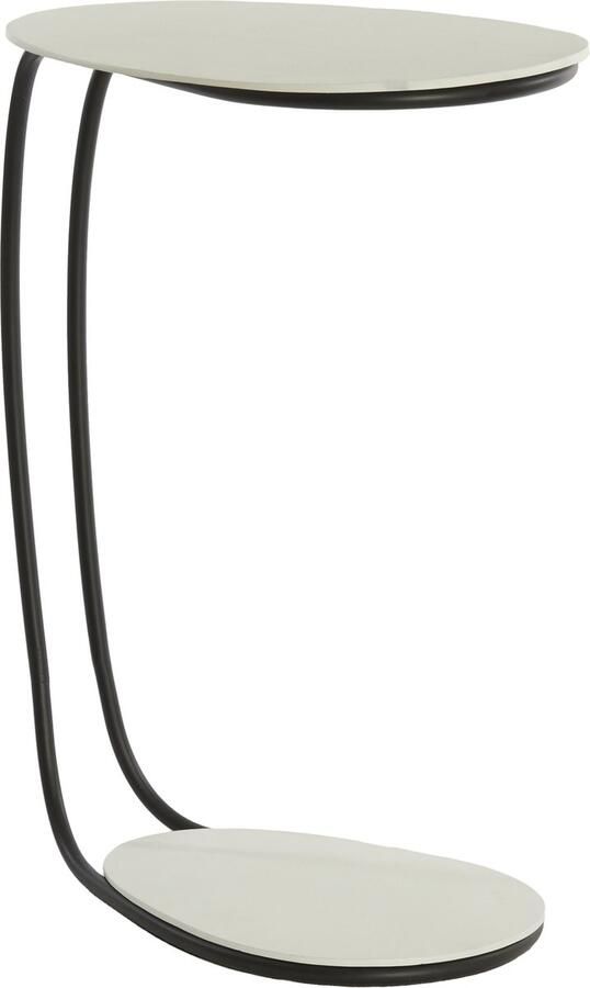 Light & Living Bijzettafel MARSH 42x27x53cm Wit