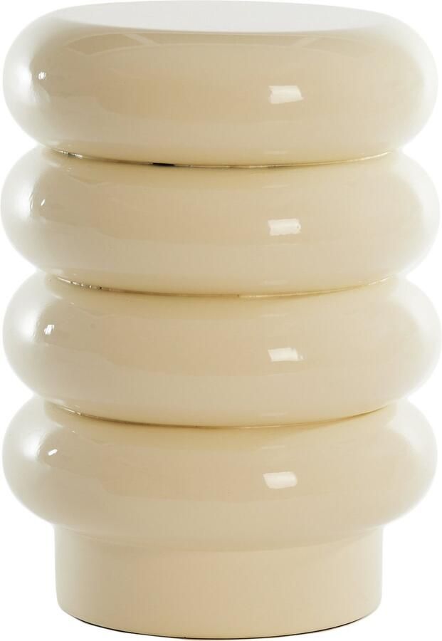 Light & Living Bijzettafel MIROGI Ø30x40cm Wit