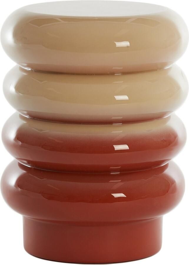 Light & Living Bijzettafel MIROGI Ø30x40cm Wit