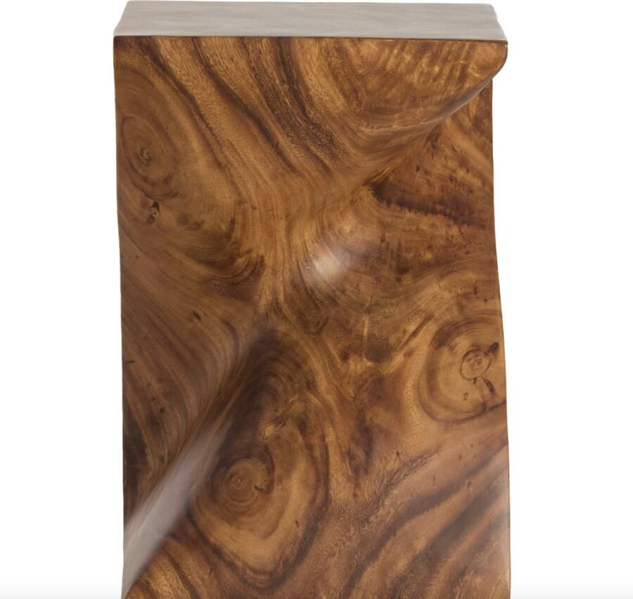 Light & Living Bijzettafel MUHAN Ø30x45cm Bruin