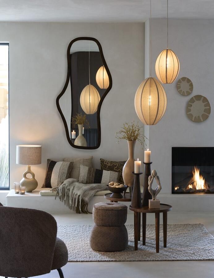 Light & Living Light&living Bijzettafel Ø49x49 cm QIANO acacia hout