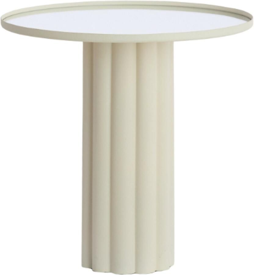 Light & Living Bijzettafel ROSARIO Ø51x50cm Wit