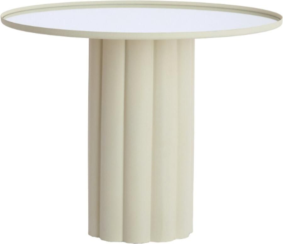 Light & Living Bijzettafel ROSARIO Ø70.5x54cm Wit