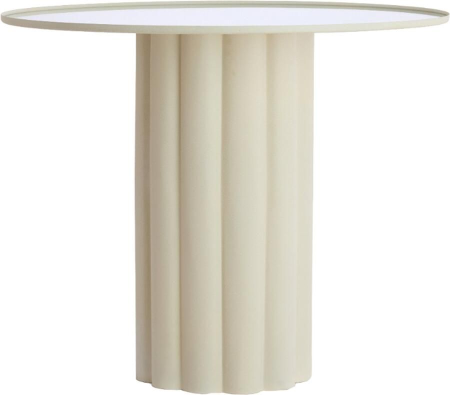 Light & Living Bijzettafel ROSARIO Ø91.5x75cm Wit