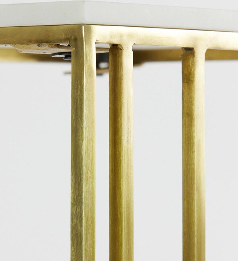 Light & Living Bijzettafel ROSHAN 41x31x71cm Wit