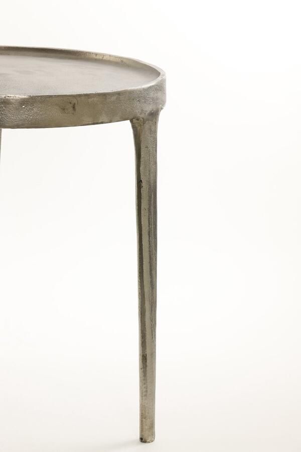 Light & Living Light&living Bijzettafel S 2 Ø37x41+Ø43x45 5 cm TOBIAS antiek zilver