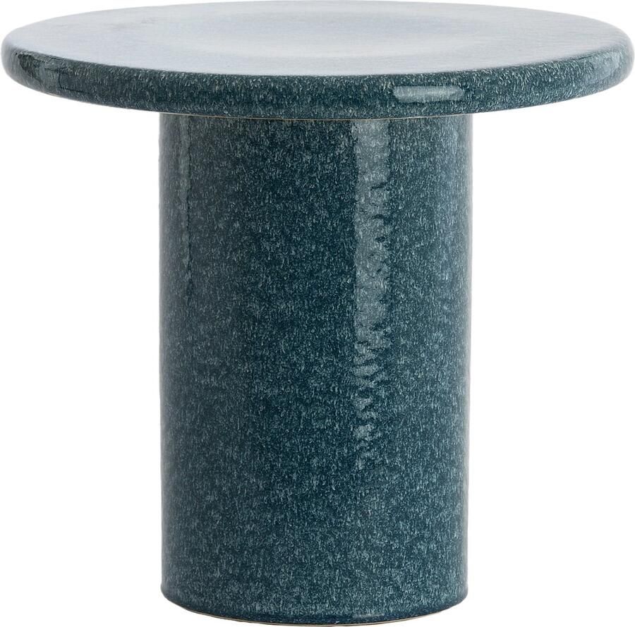 Light & Living Light&living Bijzettafel Ø40 5x35 5 cm TUDO keramiek donker blauw