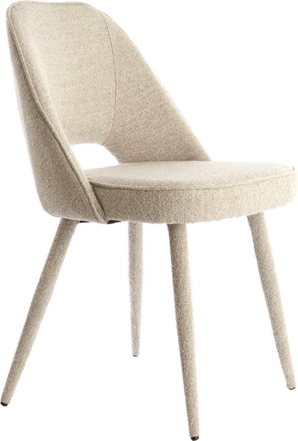 Light & Living Light&living Eetkamerstoel 57x51x84 cm DJESLIN licht grijs