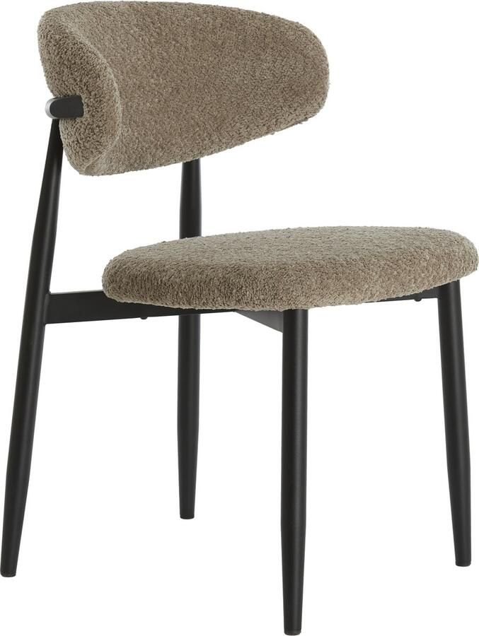 Light & Living Eetkamerstoel ENIOLA 54x52x76cm Bruin Set van 2