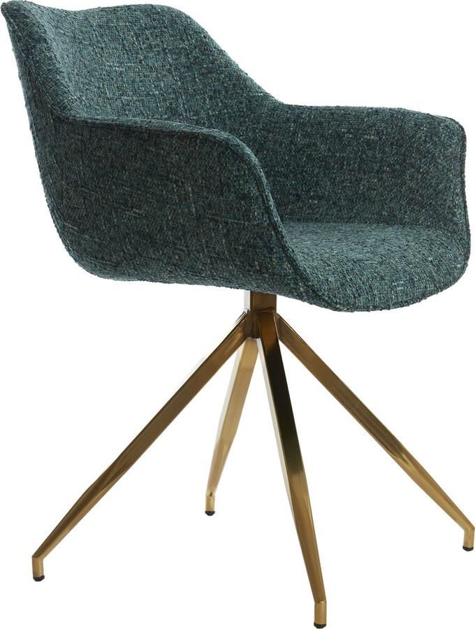 Light & Living Eetkamerstoel JAIMY 62x52x81cm Groen