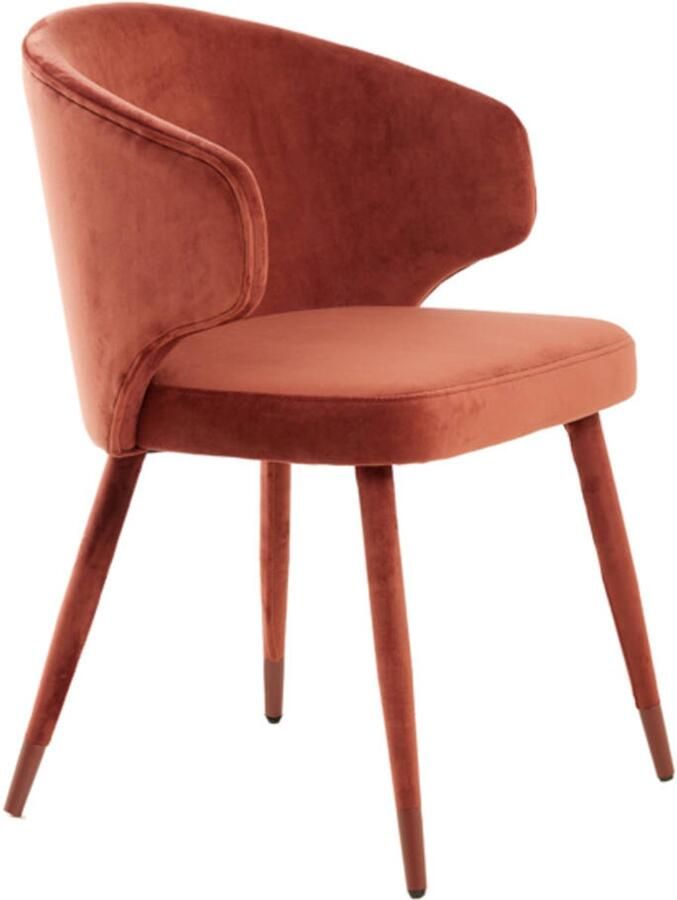 Light & Living Eetkamerstoel KOSAKA 79x57x52cm Rood Set van 2 - Foto 2