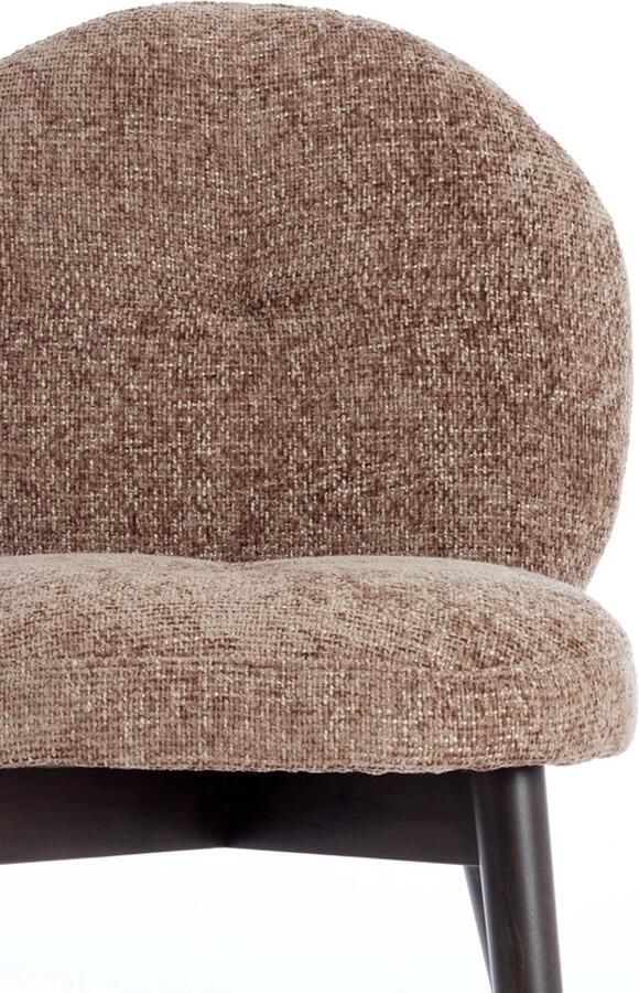 Light & Living Light&living Eetkamerstoel 59x50x83 cm SINOSA licht bruin+hout dnkr bruin - Foto 2