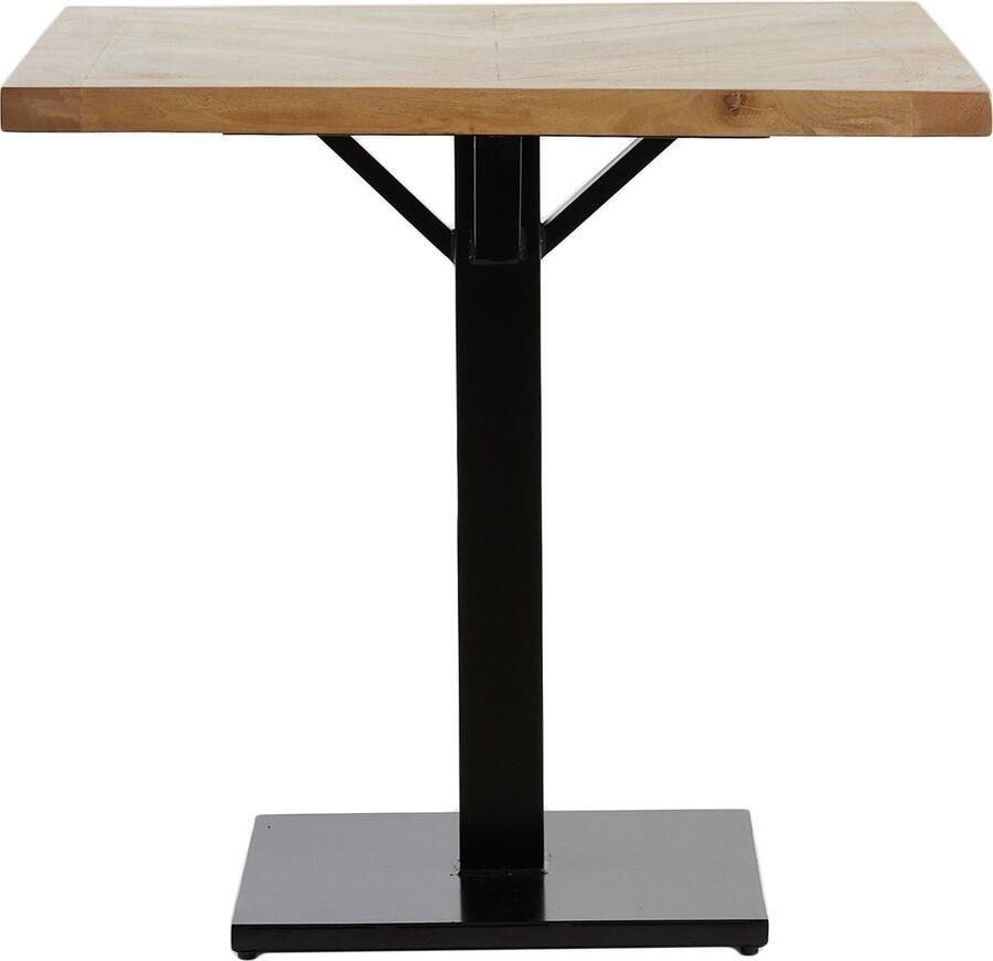 Light & Living Eettafel CHISA Ø80x76cm Bruin