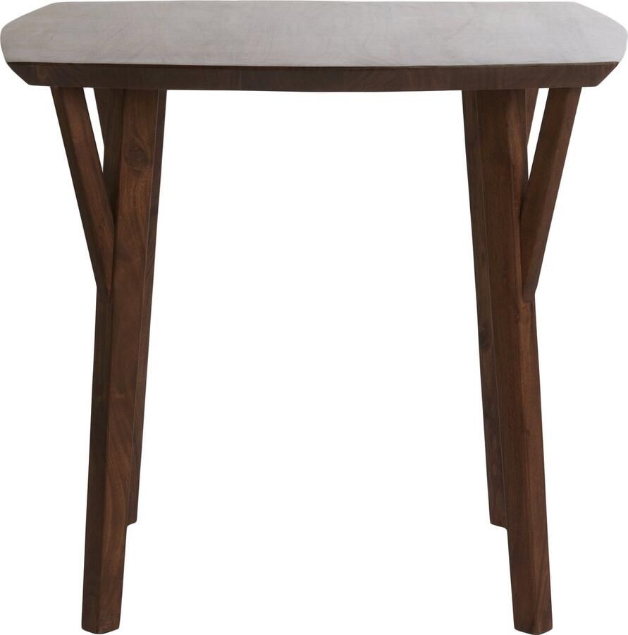 Light & Living Eettafel QUENZA Ø85x78cm Bruin