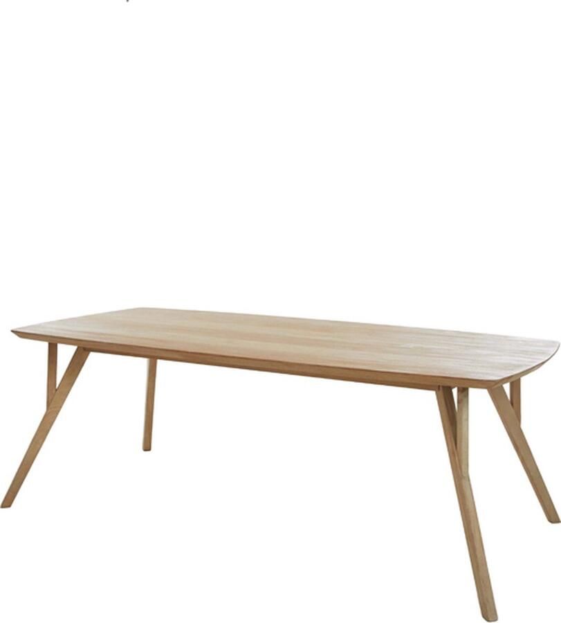 Light & Living Eettafel Quenza Mangohout 200 x 100cm Naturel Ovaal