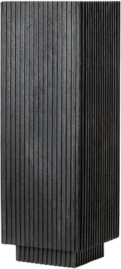 Light & Living Light&living Zuil 35x35x100 cm GATURA hout mat zwart+glas smoke