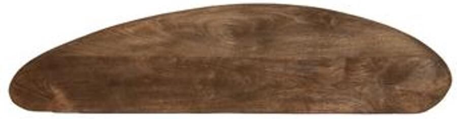 Light & Living Ginosu wandplank 70x17x3 cm mat donkerbruin