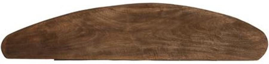 Light & Living Ginosu wandplank 80x20x3 cm mat donkerbruin