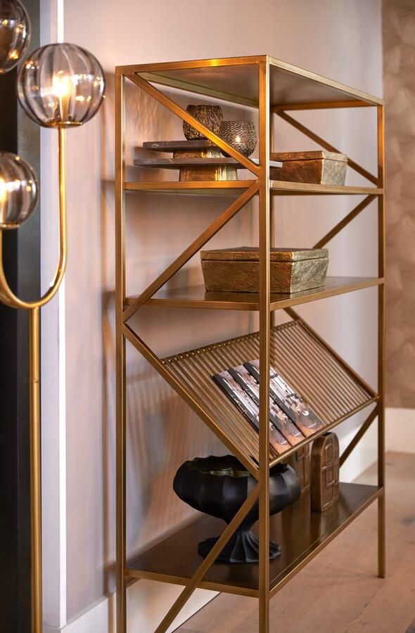 Light & Living Kast EZRA 120x40x160cm Brons