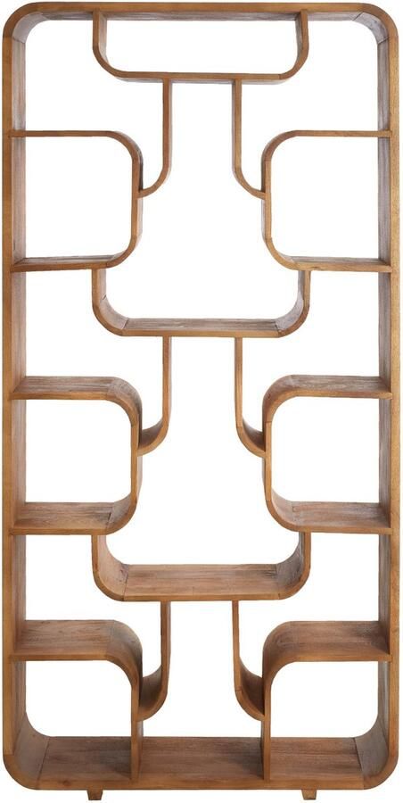 Light & Living Kast open LABARE 100x30x200cm Bruin