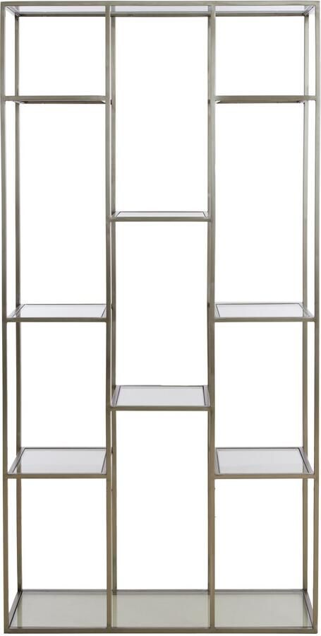 Light & Living Kast PIUAR 100x36x200cm Zilver