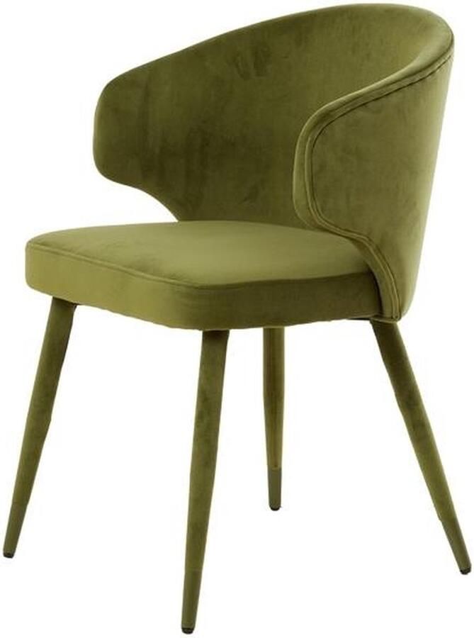 Light & Living Light&living Eetkamerstoel 58x54 5x83 cm KOSAKA olijf groen