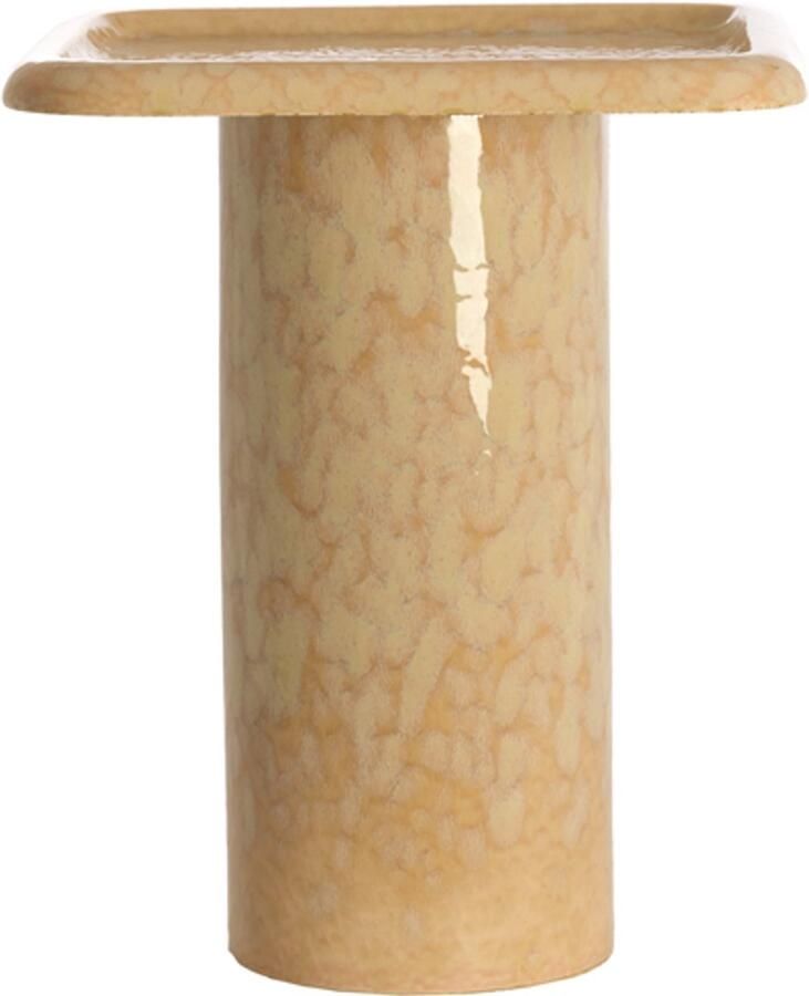 Light & Living Light&living Bijzettafel 40x40x48 cm LUARCA keramiek licht perzik