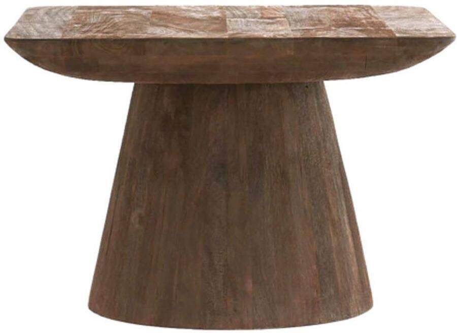 Light & Living Light&living Bijzettafel 60x60x41 cm DEGO mat donker bruin