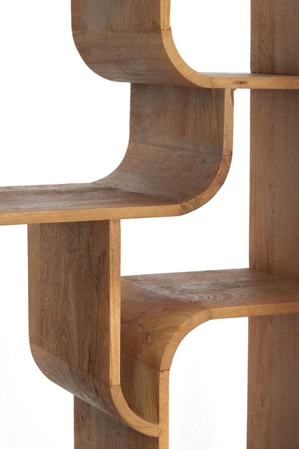 Light & Living Light&living Kast open 100x30x200 cm LABARE licht bruin