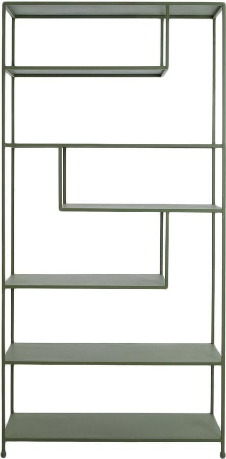 Light & Living Light&living Kast open 100x35x203 cm YLAYA mat groen