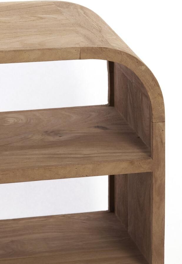 Light & Living Light&living Kast open 140x35x90 cm DANE hout mat grijs-bruin