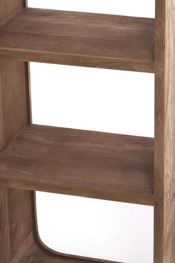 Light & Living Light&living Kast open 50x35x200 cm DANE hout mat grijs-bruin