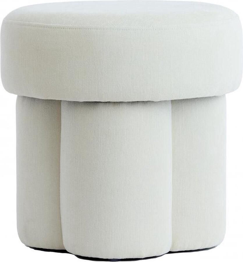 Light & Living Light Living Bijzettafel Curtea Stof Creme 42 x 43 x 42 cm (BxHxD) - Foto 2