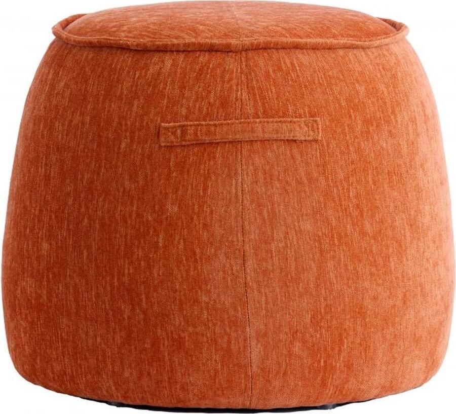 Light & Living Light&living Poef Ø50x40 cm SIBIU oranje