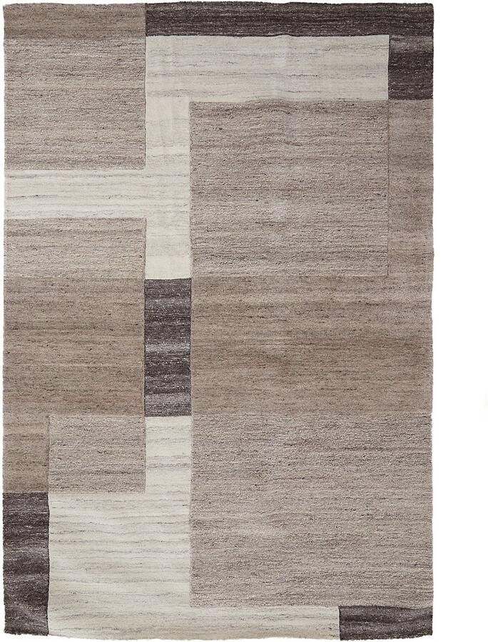 Light & Living Light&living Vloerkleed 300x200 cm ALMAO wol beige+donker bruin