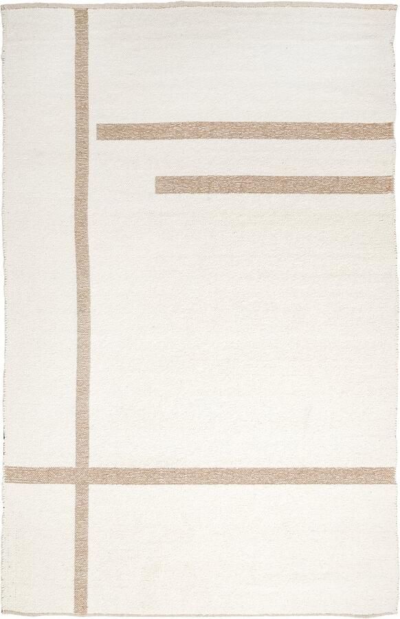 Light & Living Light&living Vloerkleed 300x200 cm BUKIT wol crème+jute naturel