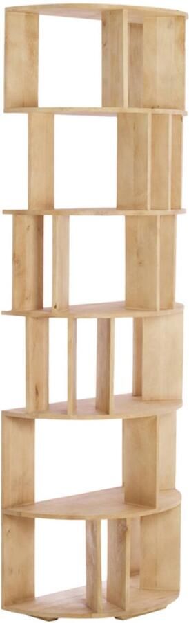 Light & Living Light&living Wandkast open 76x37x212 cm LIMPYA mat naturel