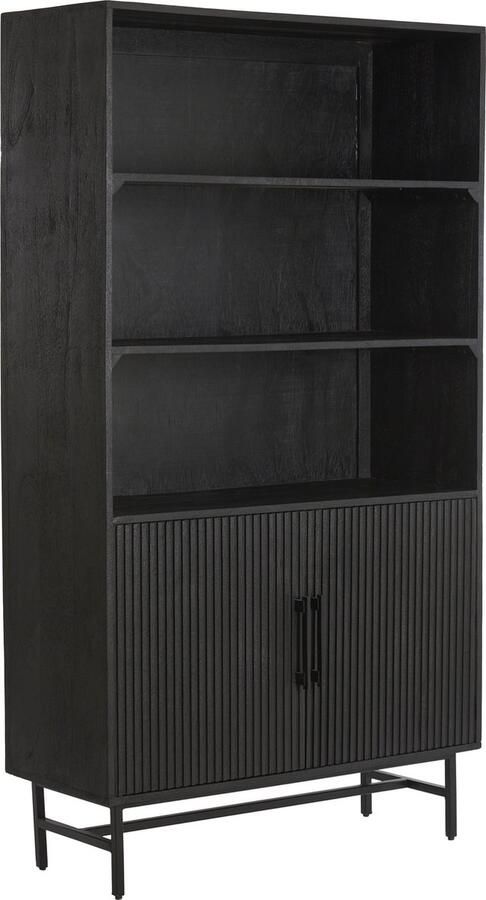 Light & Living Light&living Kast 100x40x180 cm DUBAKU hout mat zwart