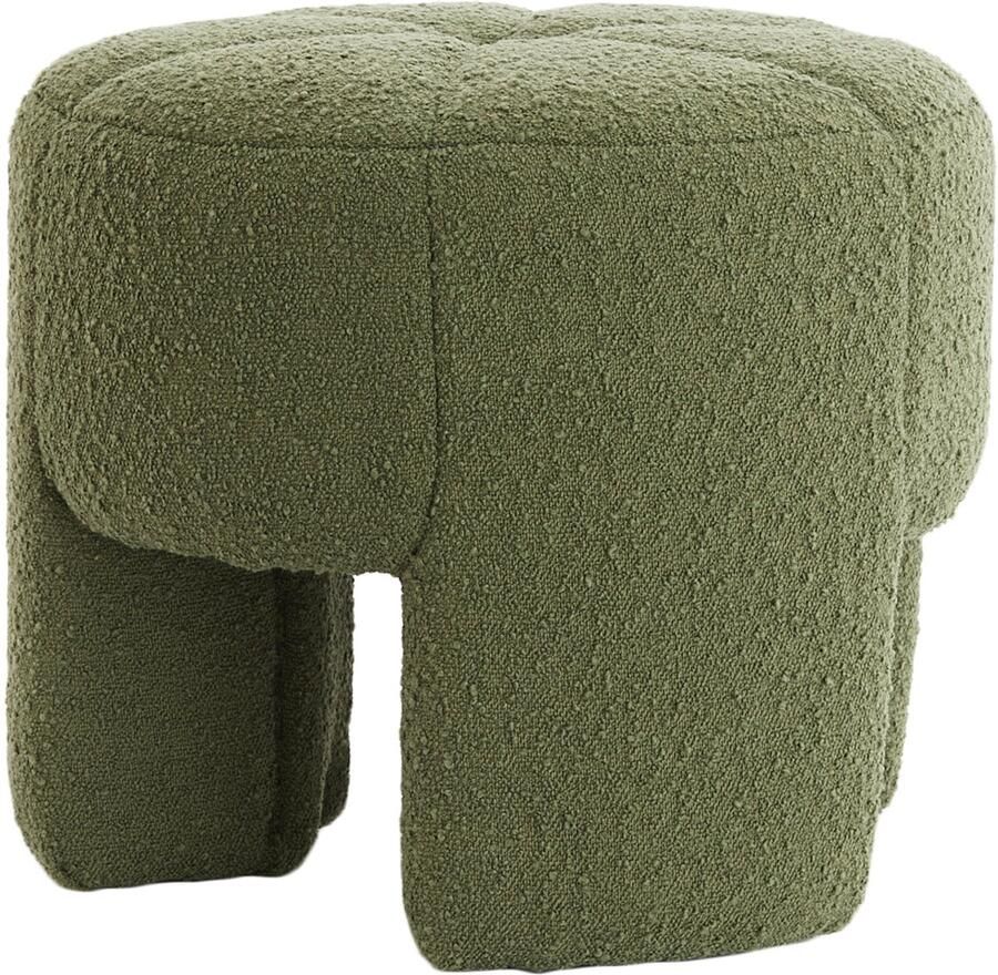 Light & Living Poef BATOEMI Ø51x45cm Groen