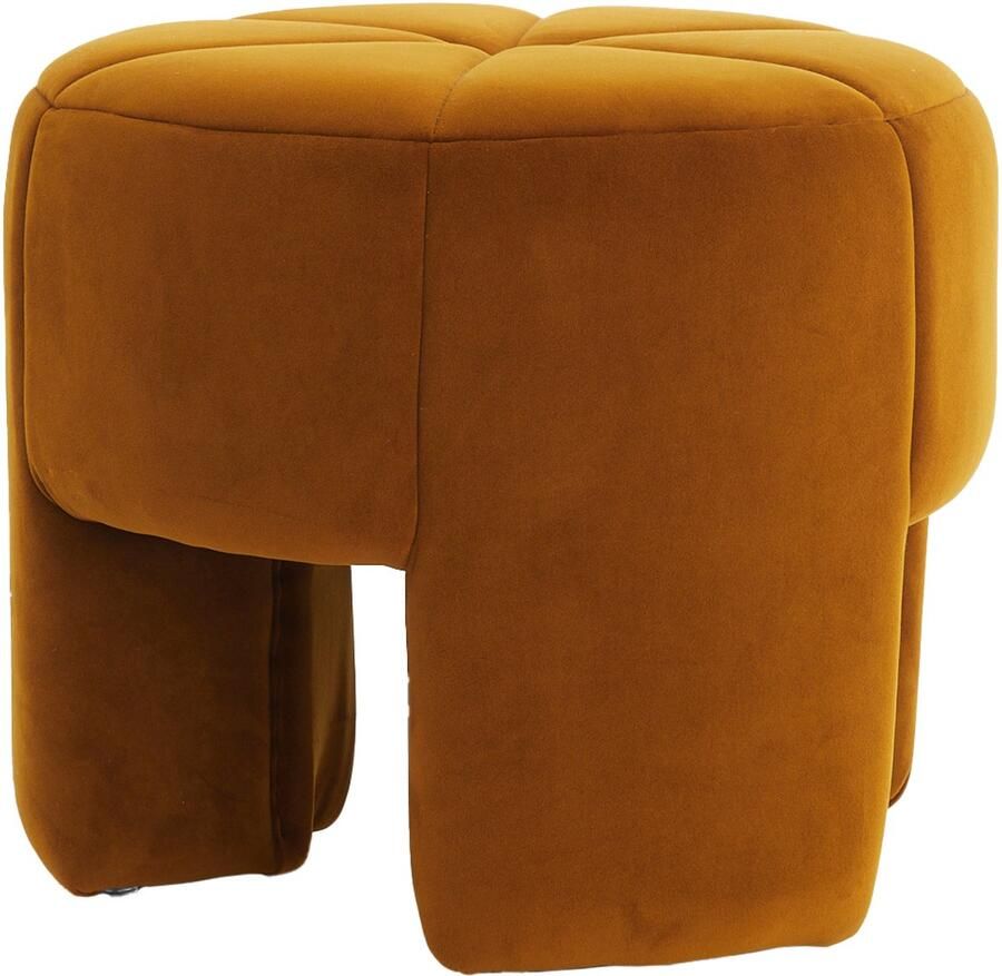 Light & Living Poef BATOEMI Ø51x45cm Oranje