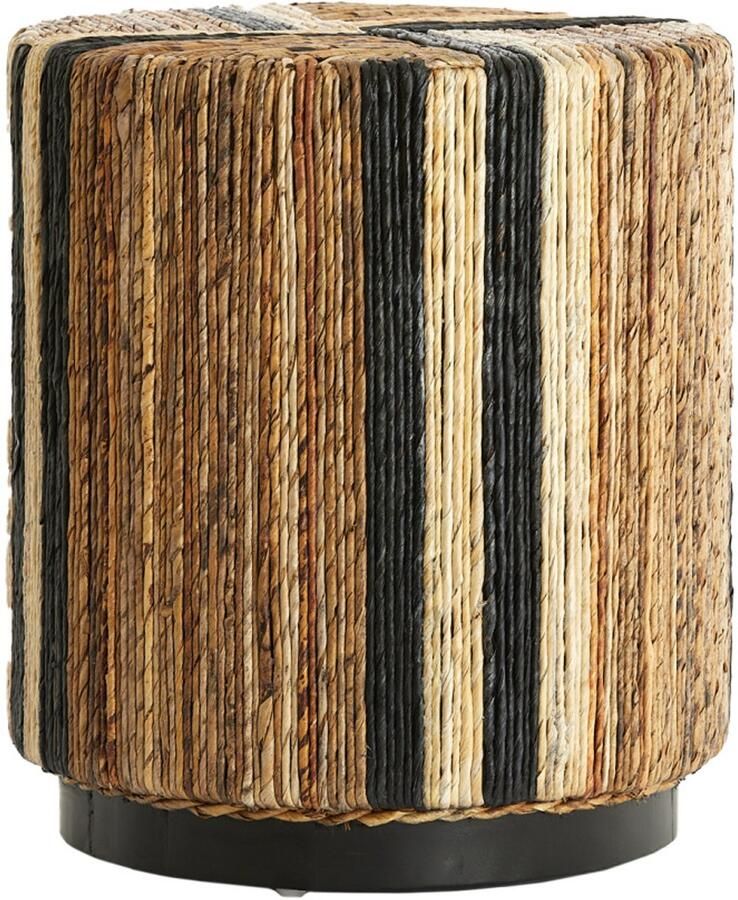 Light & Living Poef YUTURI Ø40x45 cm Bruin