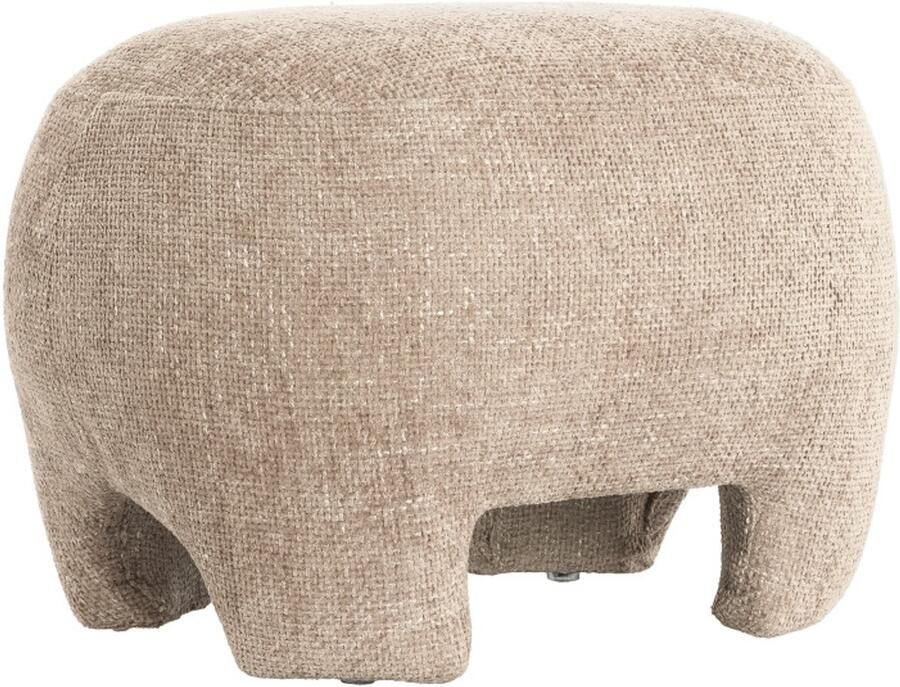 Light & Living Poef ZENICA 53x41x38 cm Bruin