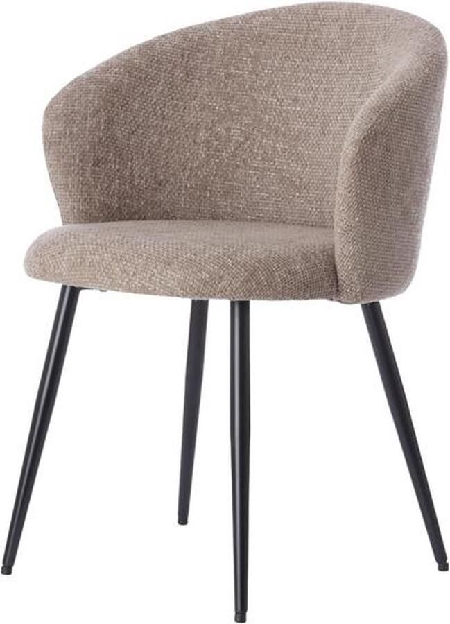 Light & Living Eetkamerstoel Radaja Chenille Taupe