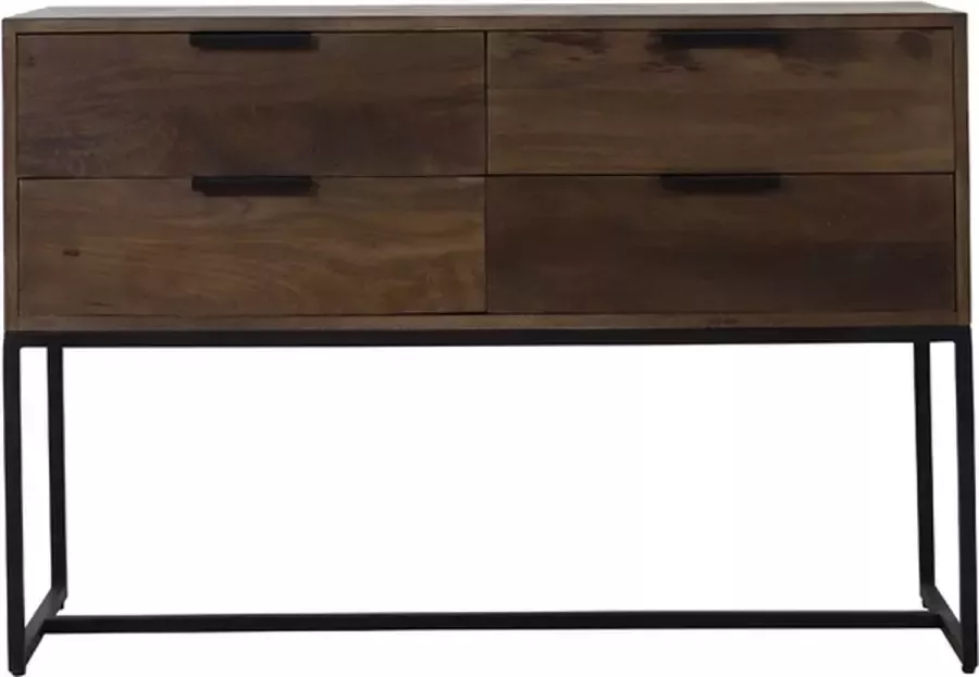 Light & Living Light&living Side table 120x40x80 cm MEAVE hout mat donker bruin - Foto 1