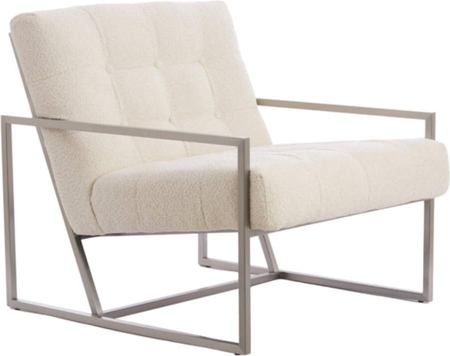 Light & Living Stoel GENEVE 81x71x70cm Wit